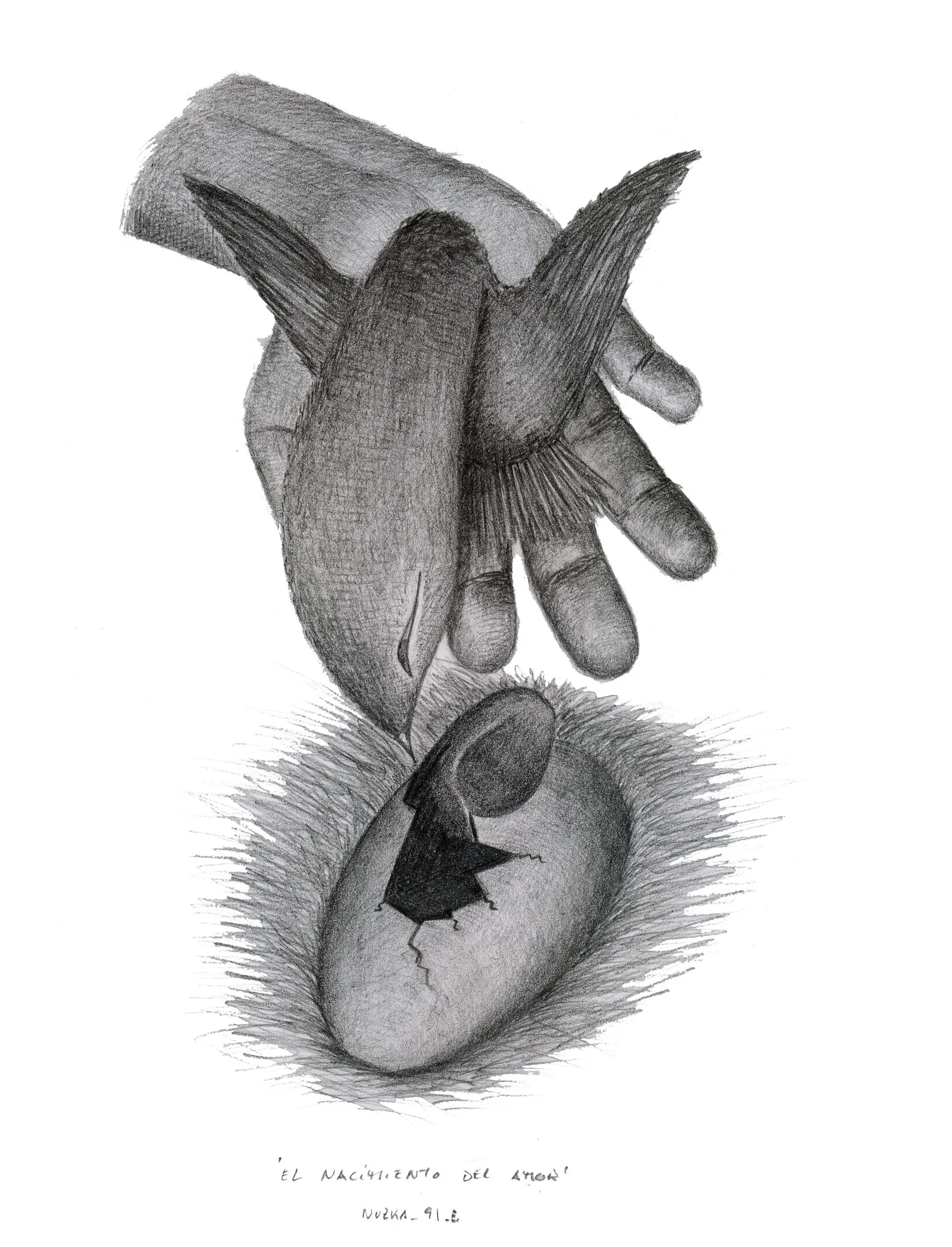 Nacimiento del Amor - Serigrafía