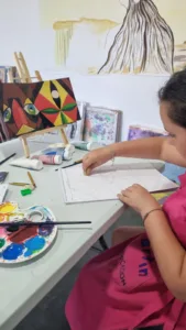 Clase infantil de creatividad