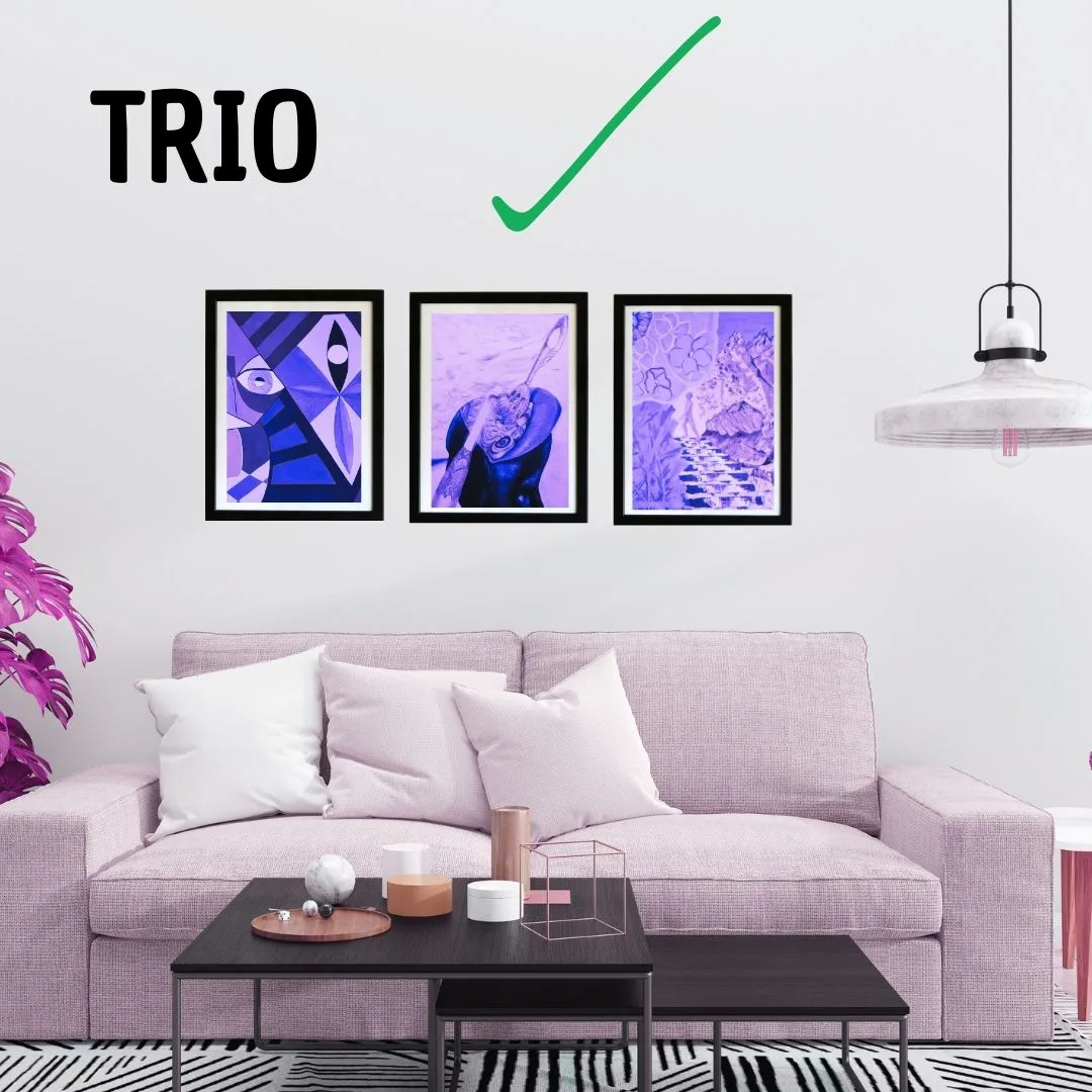 Láminas enmarcables decorativas en tu salon de casa
