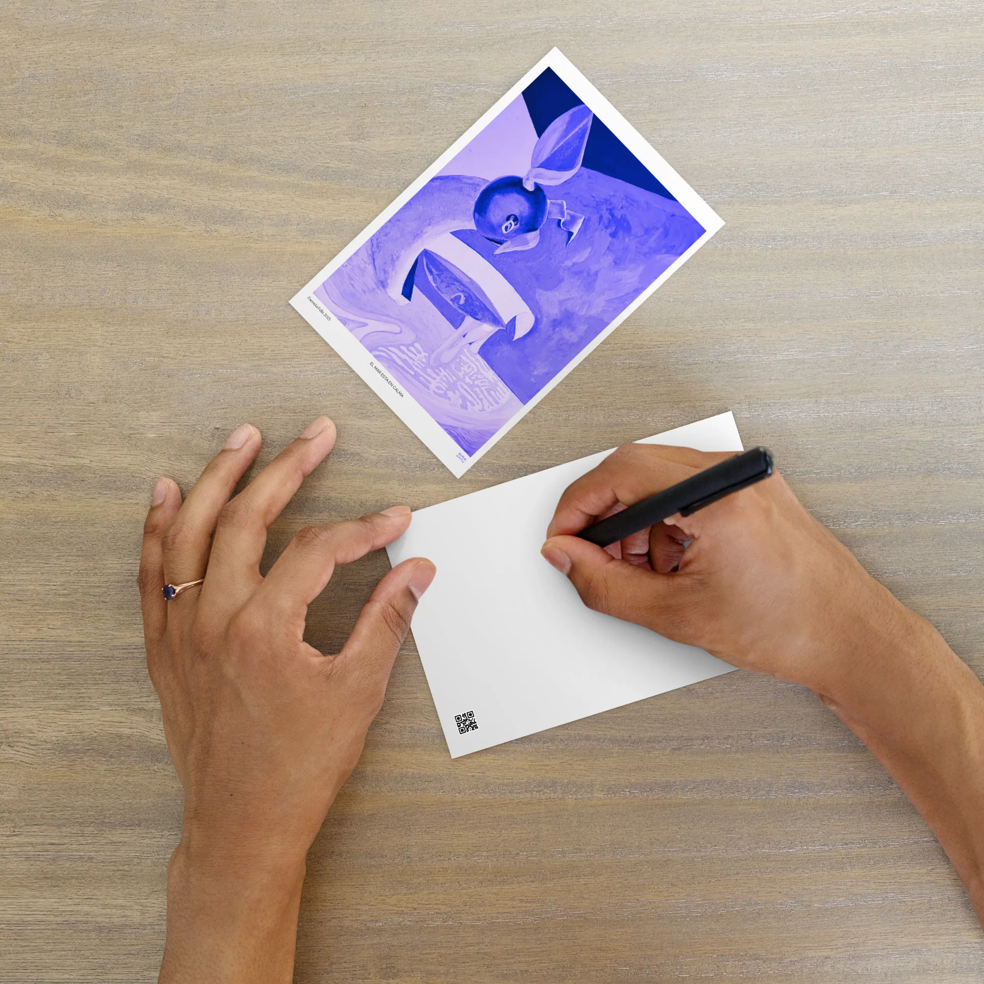 Mar en calma  Postal