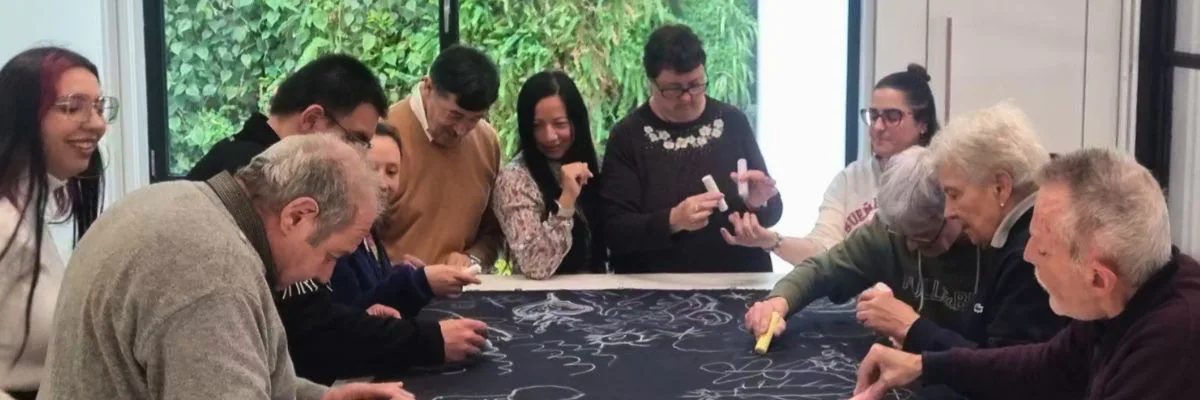 Taller Sensorial dirigido por Aima Martin en la Fabrica de Creación del centro cívico la Tabacalera de Santander