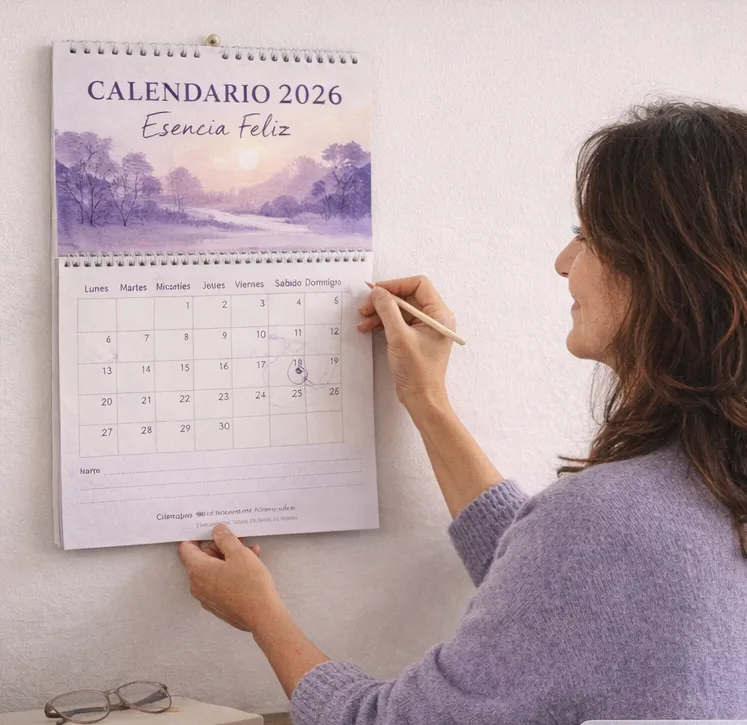 calendario de coleccion esencia feliz de Aima Martin